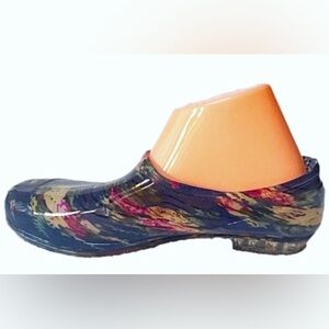 🆕 Ladies Jelly Rainshoes Patterned Waterproof Garden Clog